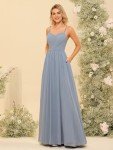 AI-Powered Smart Girls' Bridesmaid Dress with Pockets