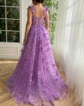 Elegant 3D Butterfly Tulle Ball Gown for Women
