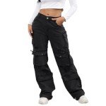 Trendy Women's Baggy Cargo Pants with Pockets