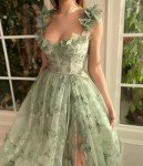 Elegant 3D Butterfly Tulle Ball Gown for Women