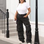 Trendy Women's Baggy Cargo Pants with Pockets