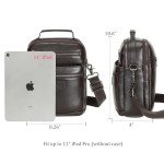 Polare Vintage Leather Messenger Bag for Men