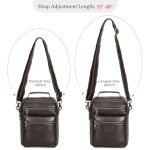 Polare Vintage Leather Messenger Bag for Men