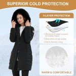 Molemsx Women's Slim Fit Warm Puffer Jacket
