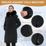 Molemsx Women's Slim Fit Warm Puffer Jacket