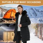 Molemsx Women's Slim Fit Warm Puffer Jacket