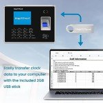 Fingerprint Time Clock for Small Business Employees