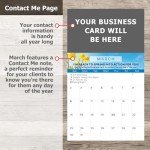 Magnetic Business Card Calendars - Box of 100