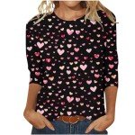 AI-Themed Valentine's Day Graphic Tee for Women