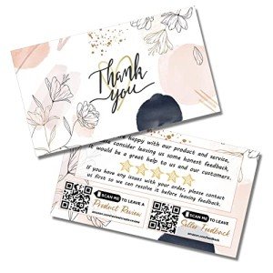 Thank You Cards with QR Code - 1000 Pack