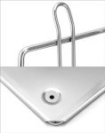 QWORK Chrome Grocery Bag Holder Stand - 2 Pack