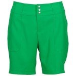 Women's Athletic Golf Shorts in Parakeet Green