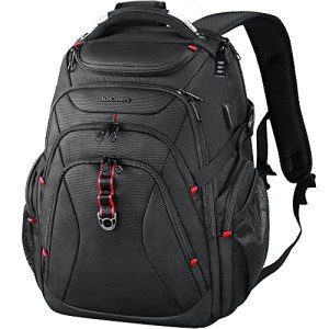 KROSER 17.3" RFID Travel Laptop Backpack – Black