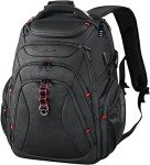 KROSER 17.3" RFID Travel Laptop Backpack – Black