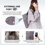 Stylish 17.3" Laptop Backpack with USB Port