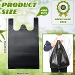 Kisston 400 Count Heavy Duty T-Shirt Bags