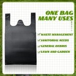 Kisston 400 Count Heavy Duty T-Shirt Bags