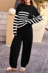 Trendy Women's Winter Sweater and Sweatpants Set