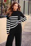 Trendy Women's Winter Sweater and Sweatpants Set