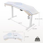 EUREKA ERGONOMIC 72" Electric Adjustable Standing Desk
