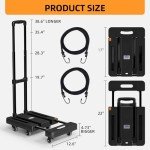 Heavy Duty Folding Hand Truck with 6 Wheels