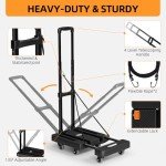 Heavy Duty Folding Hand Truck with 6 Wheels