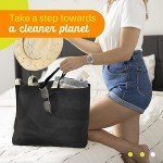 Eco-Friendly Reusable Large Shopping Bags - 50 Pack