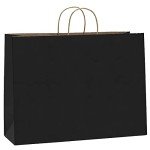100 Bulk Kraft Paper Gift Bags with Handles