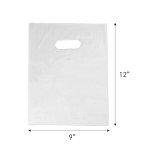 AI-Powered White Merchandise Bags - 9"x12" - Case of 1000