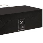 100 Bulk Kraft Paper Gift Bags with Handles