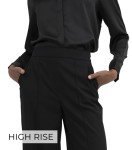 SIXDO IXDO Off-White & Black AI-Inspired Trousers