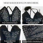 NIKBK Front Zipper Mini Dress with Feather Details