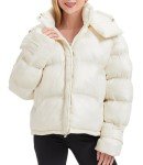 AI-Powered Women's Warm Down Jacket with Hood