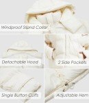 AI-Powered Women's Warm Down Jacket with Hood