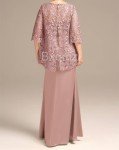 AI-Powered Blue Evening Gown for Special Events