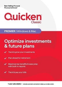 Quicken Classic Premier: Personal Finance Software Subscription