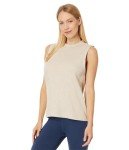 Women's Wheat Heather Mock Neck Top