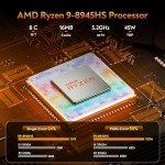 GEEKOM AE8 Mini PC with AMD Ryzen 9