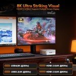 GEEKOM AE8 Mini PC with AMD Ryzen 9