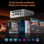 GEEKOM AE8 Mini PC with AMD Ryzen 9