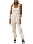 TBETNE Women's Winter Fleece Overalls with Pockets