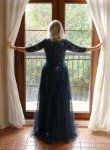 Teal Blue Plus Size Mother of the Bride Dress