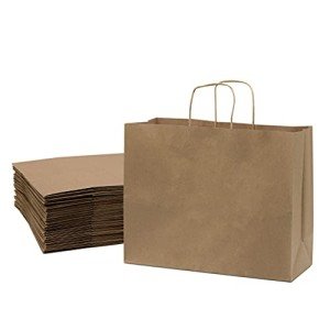 AI-Powered Custom Kraft Paper Bags - 50 Pack
