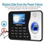 HapAttend Biometric Time Clock with RFID for Businesses