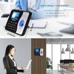 HapAttend Biometric Time Clock with RFID for Businesses