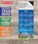Magnetic Yearly Calendar & Business Card Magnet