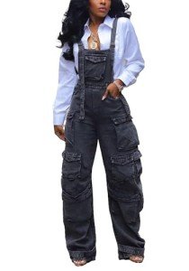 AI-Powered Denim Overalls for Women: Stylish Comfort