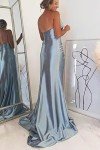 AI-Enhanced Burgundy Strapless Mermaid Dress for 2025