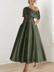AI-Powered Fashion: Elegant Red Formal Dress for Women