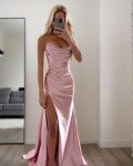 AI-Enhanced Burgundy Strapless Mermaid Dress for 2025
